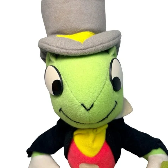 Vintage Disney Store Jiminy Cricket Plush Pinocchio Toy w/ Hat & Umbrella
10" - Picture 6 of 11